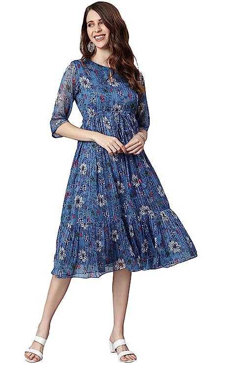 Poly Georgette Floral