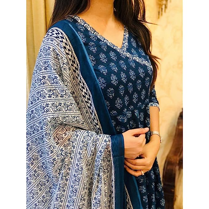 Rayon Dupatta Set