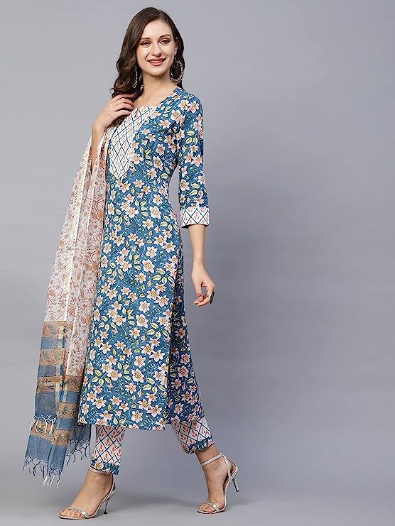 Kurta with Pant & Dupatta