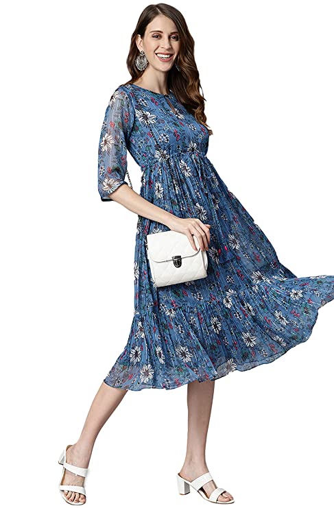 Poly Georgette Floral
