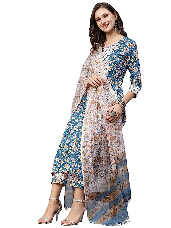 Kurta with Pant & Dupatta