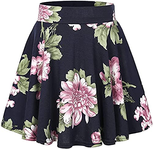 Floral Print Mini Skirt
